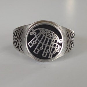Count Bifrons Seal Ring Solomon&#39;s Demon Sigil Ars Goetia Demonology Jewelry