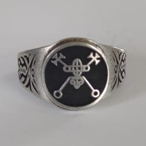 King Bael Seal Ars Goetia Ring Lesser Key of Solomon Demon Sigil