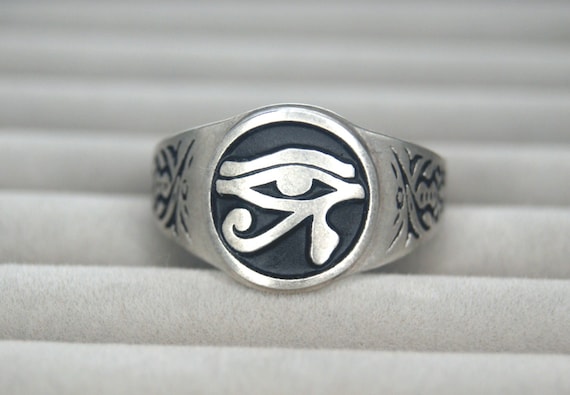 Eye of Horus Ring - Wedjat Eye - Udjat Eye - Ancient Egyptian 