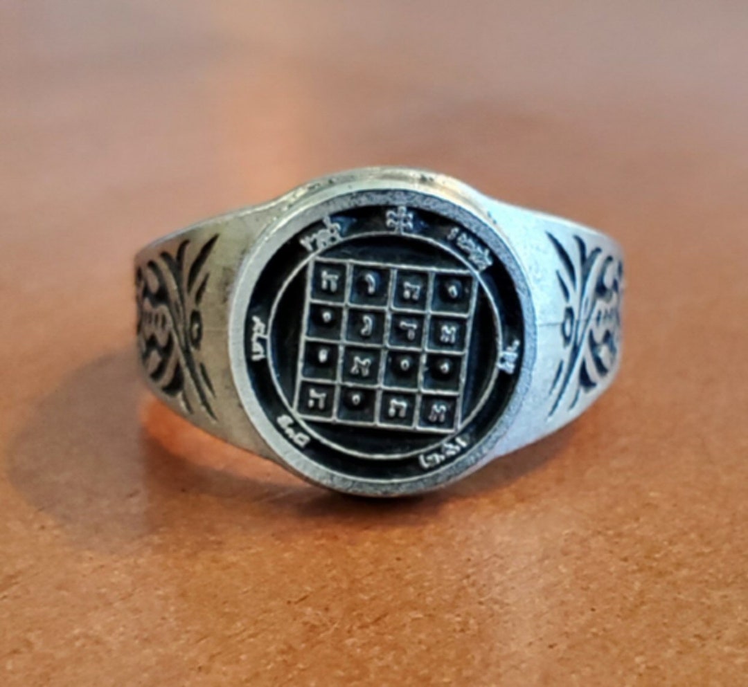 Key of Solomon Talisman for Power | 1st Pentacle of Saturn