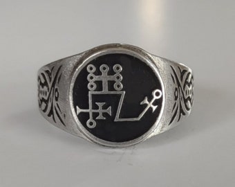 Duke Dantalion Goetia Ring Lesser Key of Solomon Ars Goetia Demon Goetic Seal