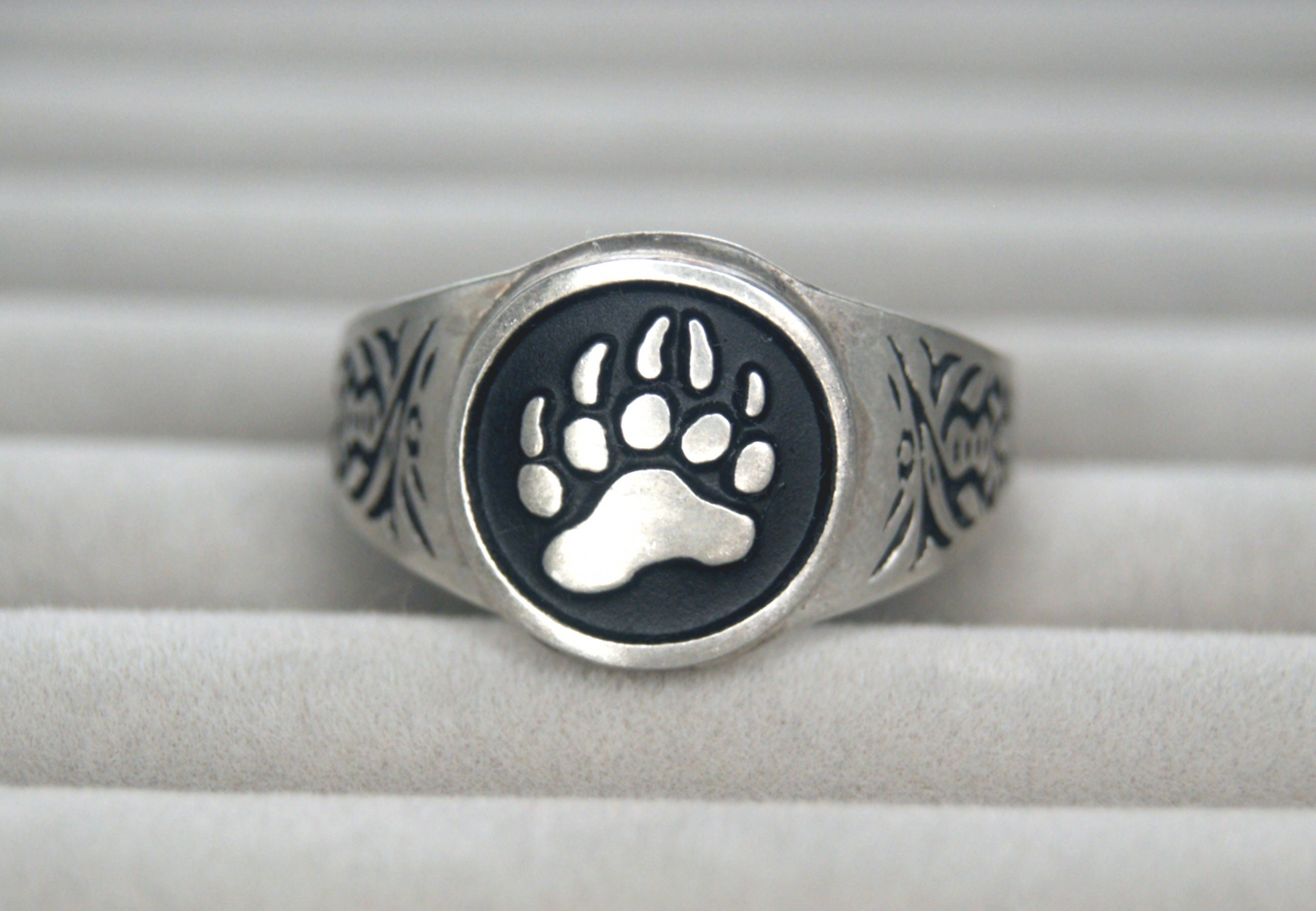 Bear Paw Ring - Etsy