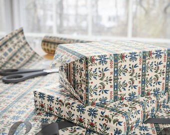 Custom Scandinavian-Inspired Wrapping Paper - Unique Nordic Gift Wrap for Holidays Special Occasions