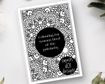 Libro para colorear para Mujeres Cansadas del Patriarcado