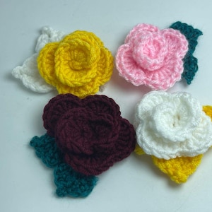 Crochet rose - Rose crochet pattern - Handmade rose - Crochet Flower - Easy crochet Flower - Beautiful crochet rose - Crochet rose tutorial