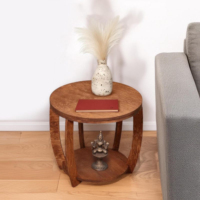 Round Side Table - Etsy