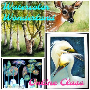 Watercolor Wonderland Online Class