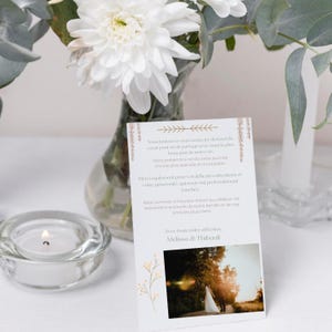 Rustic Wedding Thank You Card, Printable Wedding Thank You, Wedding Thank You, Instant Download A5,DL,Square