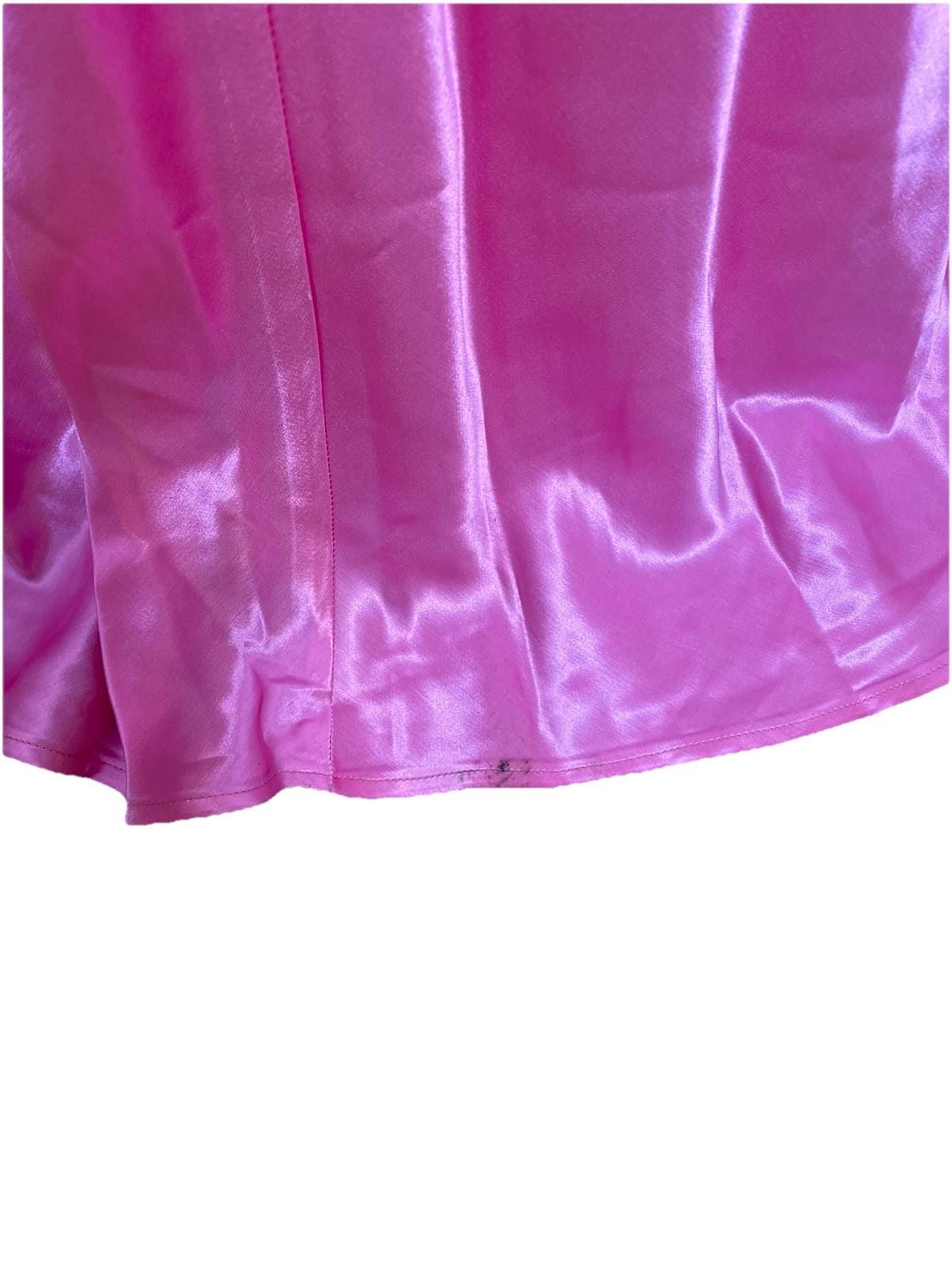 strapless open back dress HACCHIC Couture Pink Rhinestone Gown main image 0