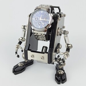 Robot Watch Stand - Handmade Unique Watch Holder for Home & Office Decor, Perfect Gift for Watch Lovers