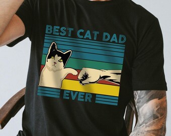 Funny Cat Dad T-Shirt, Fathers Day Gift