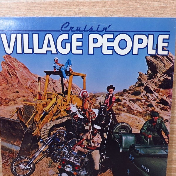 Vintage Village People Cruisin' LP Vinyl Record