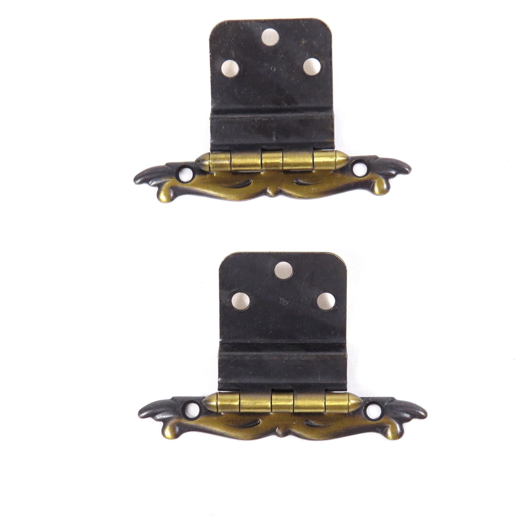 Antiqued Gold Hinges Mid Century Vintage 1960s Amerock Etsy