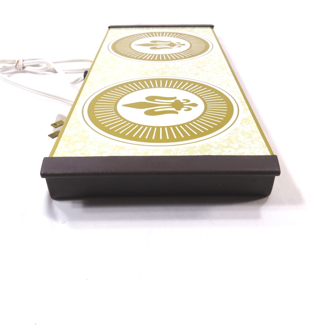 Vintage Large Electric Hot Plate 1960s 1970s Retro Gold Fleur Etsy