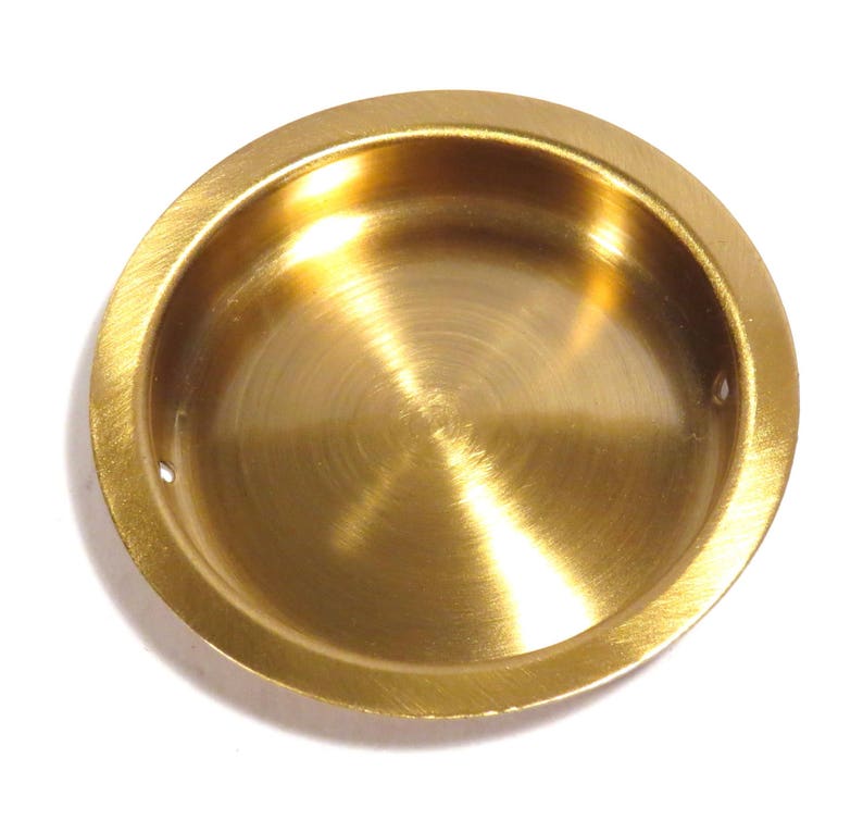 Gold Door Stop Wall Insert Vintage 1960s Mid Century Recessed Etsy
