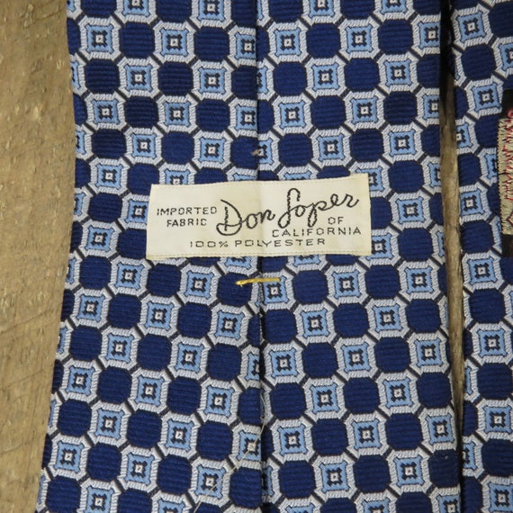 Vintage Wide Don Loper of California Tie 1970s Di… - image 5