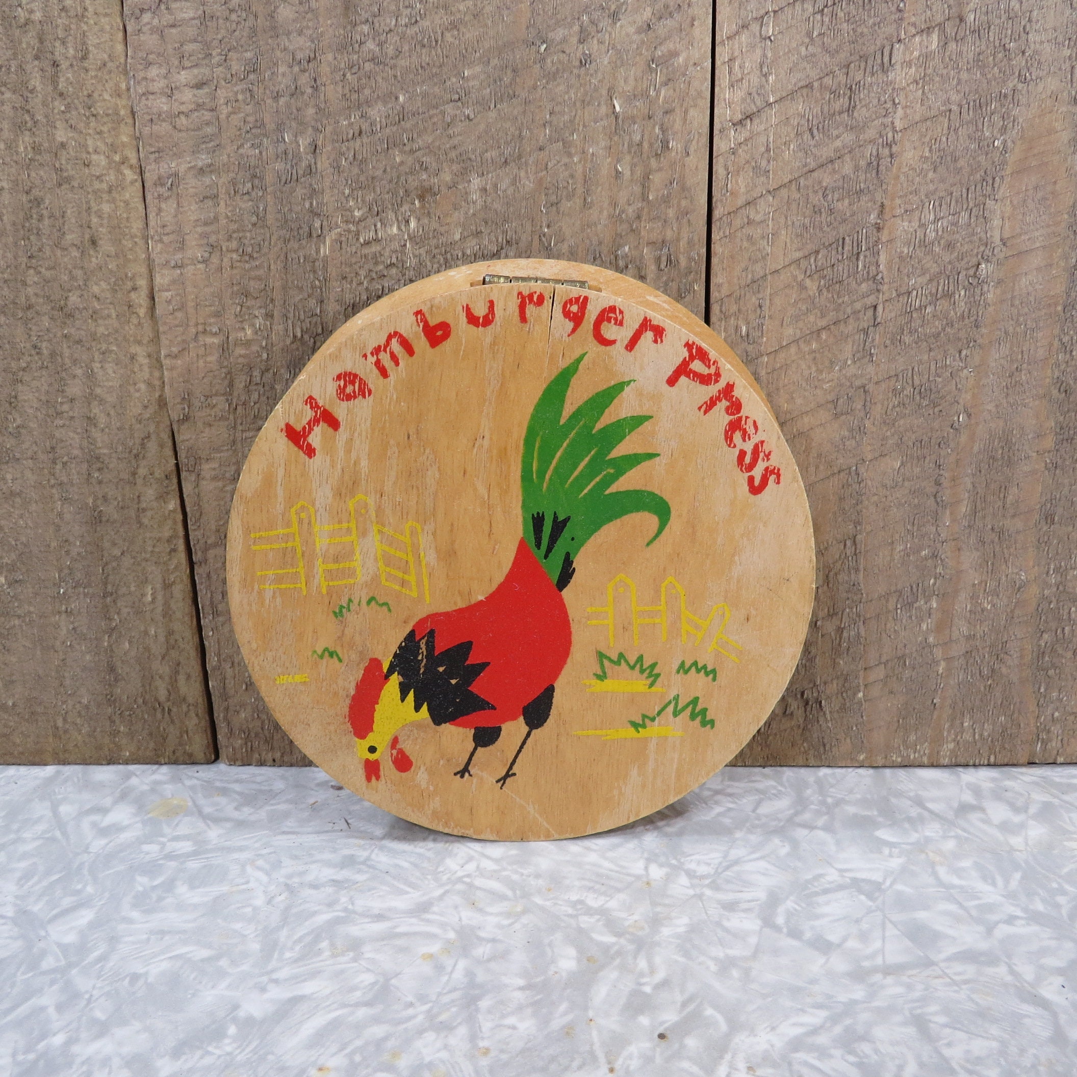 22+ Vintage Wooden Hamburger Press