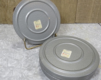 Multiple Selection Vintage Super 8mm Movie Film Canisters, 1960s Multiple Reel Canisters Stackable Storage