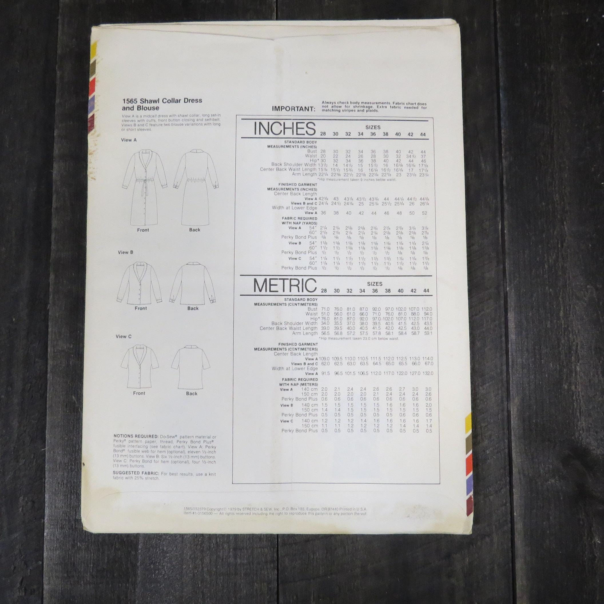 Choice of Vintage Stretch & Sew Patterns – 1970s 1980s Sewing Pattern ...