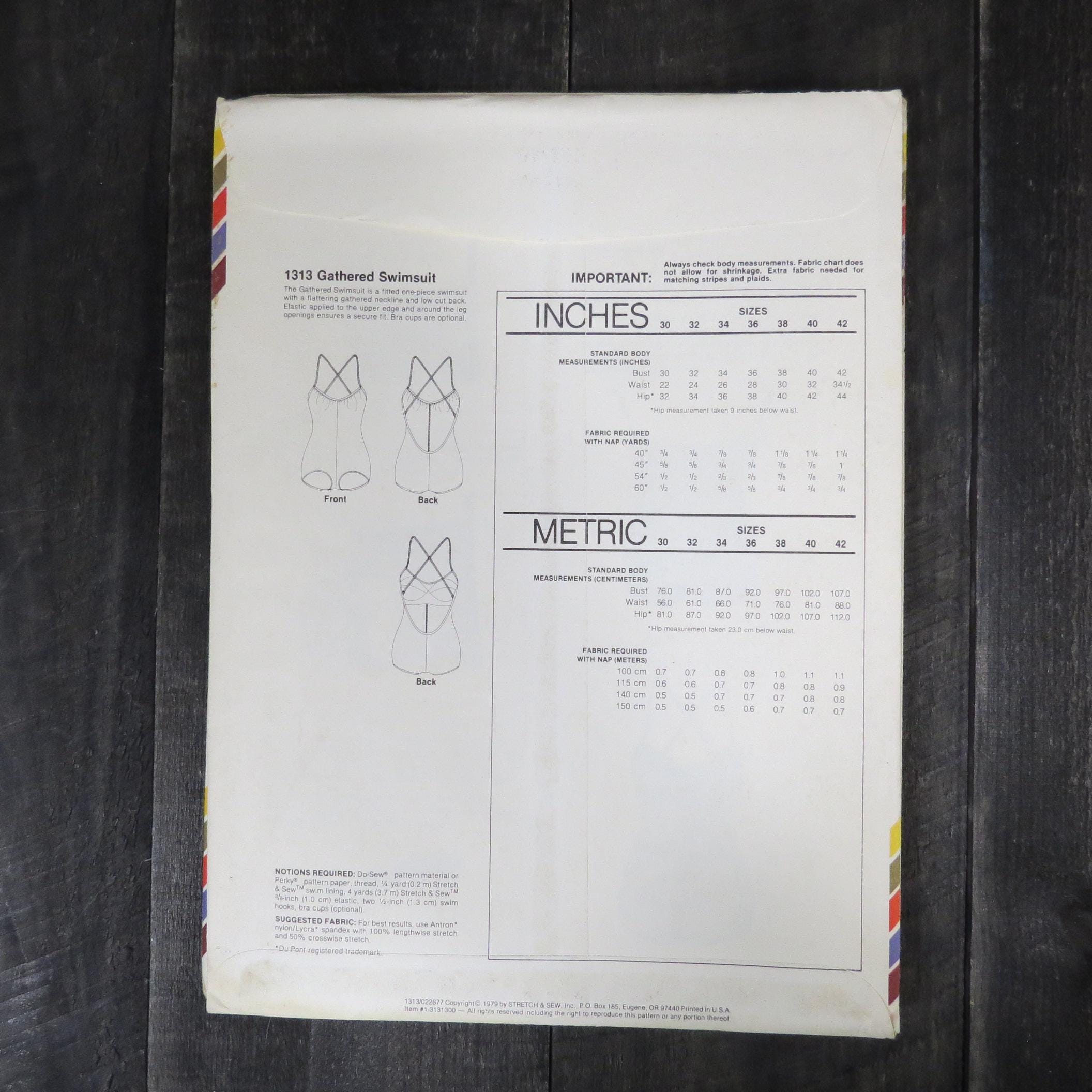Choice of Vintage Stretch & Sew Patterns – 1970s 1980s Sewing Pattern ...