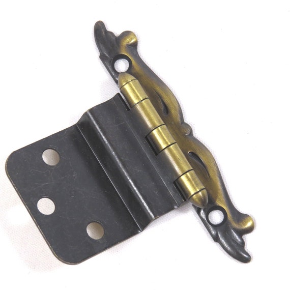 Home Improvement Antiqued Gold Colonial Style Hinge Mid Century