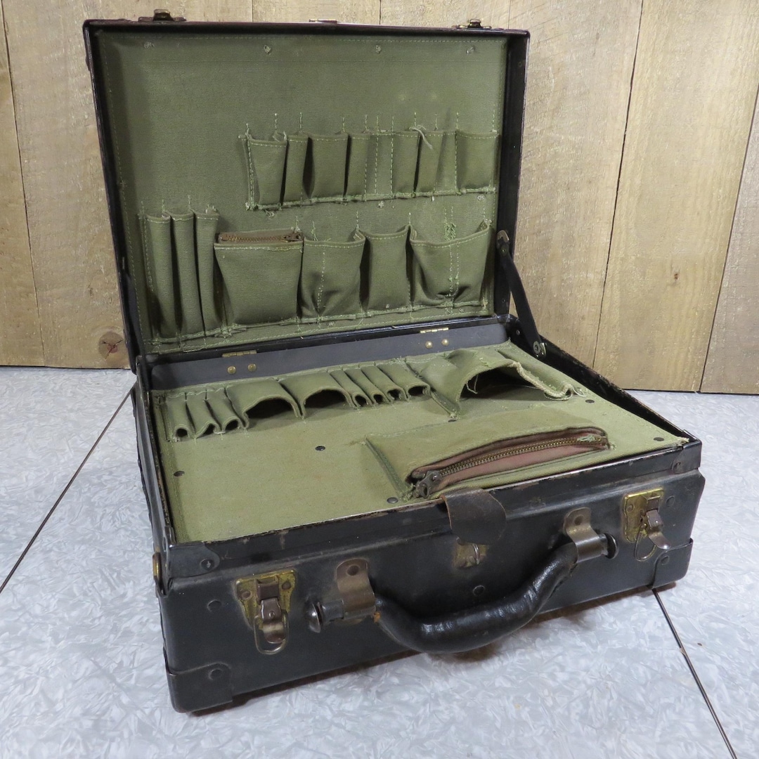 Vintage Bell System Tool Case: Black Telephone Company Equipment Box ...
