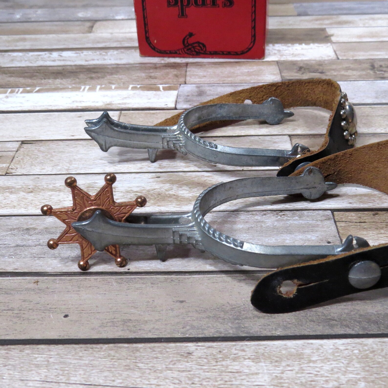 Ruff 'n Ready Kids Cowboy Spurs in Original Box Vintage Etsy