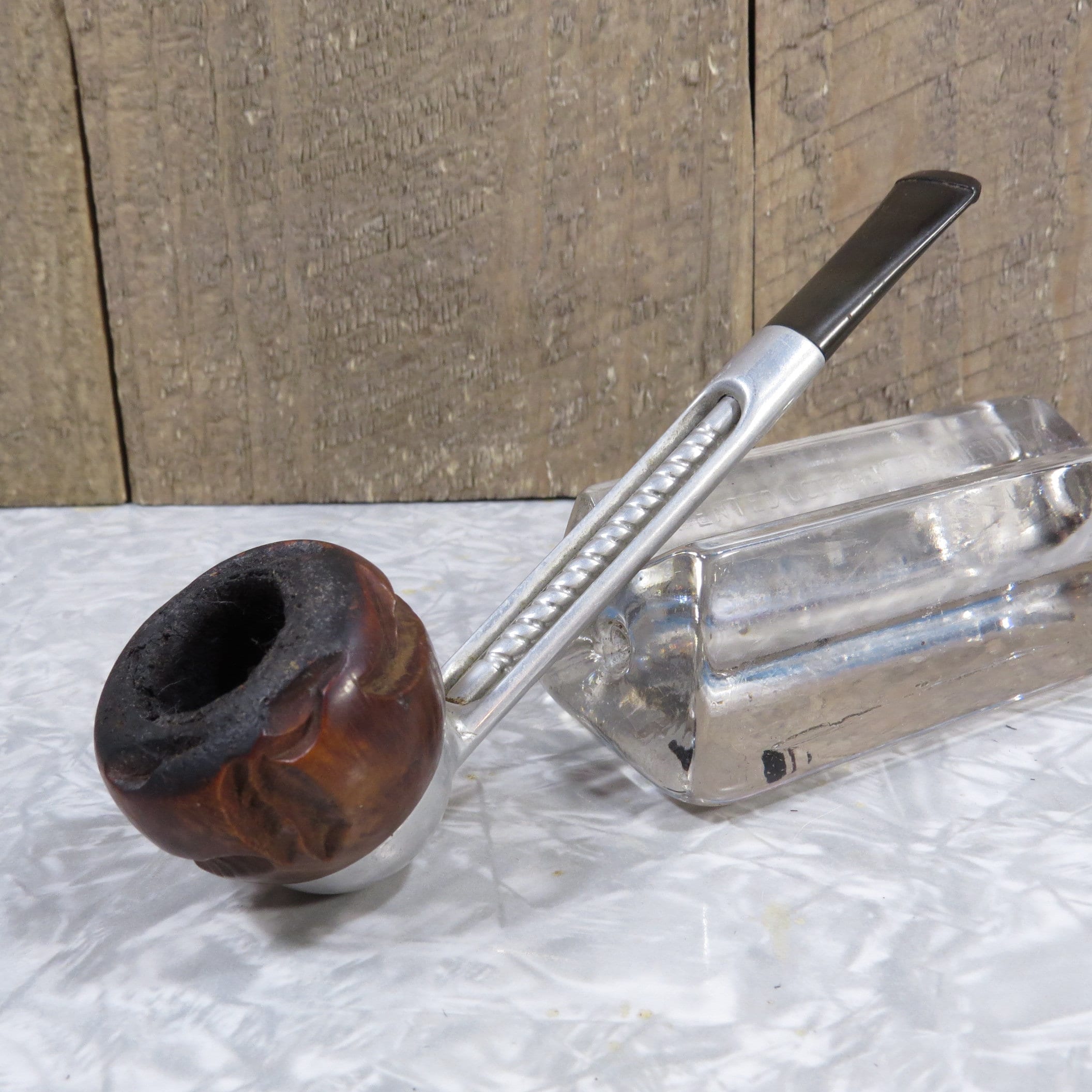 Vintage Falcon Aluminum Radiator Pipe Mid Century Tobacco Smoking Pipe