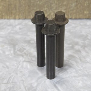 Vintage Radio Knobs: Black Plastic, Mid Century Parts - Set of 3 (kbH)