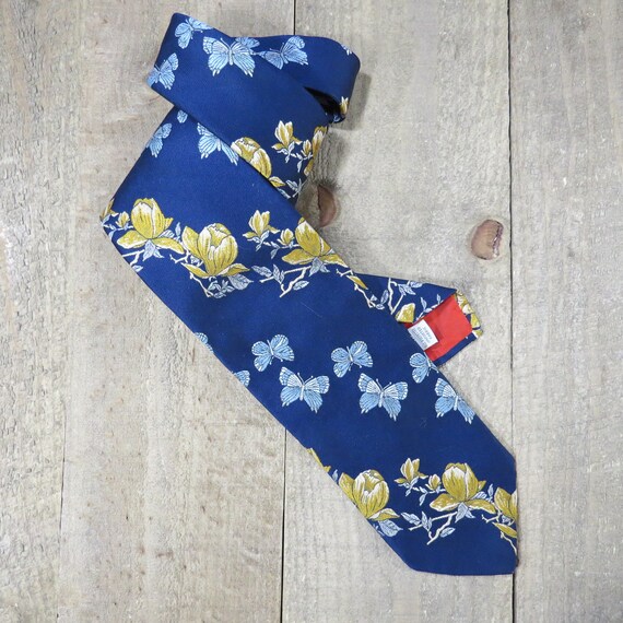 Butterflies and Flowers Tacky Beau Brummel Tie Vi… - image 2