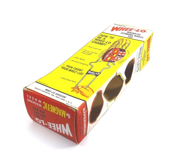 Maggie Whee-lo Magnetic Spinning Top Vintage 1970s Childs Toy With