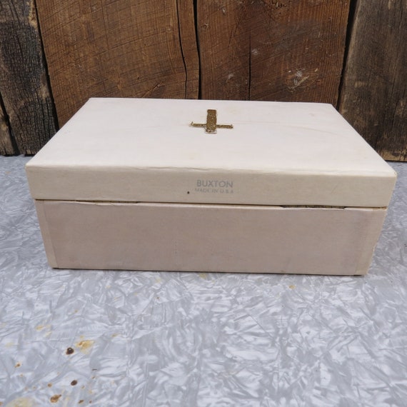 Vintage Mid Century Buxton Jewelry Box - image 7