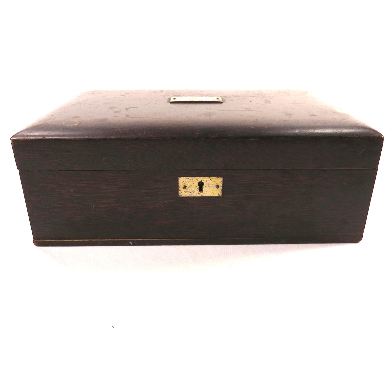 Vintage Humidor Metal Lined Wood Box Etsy