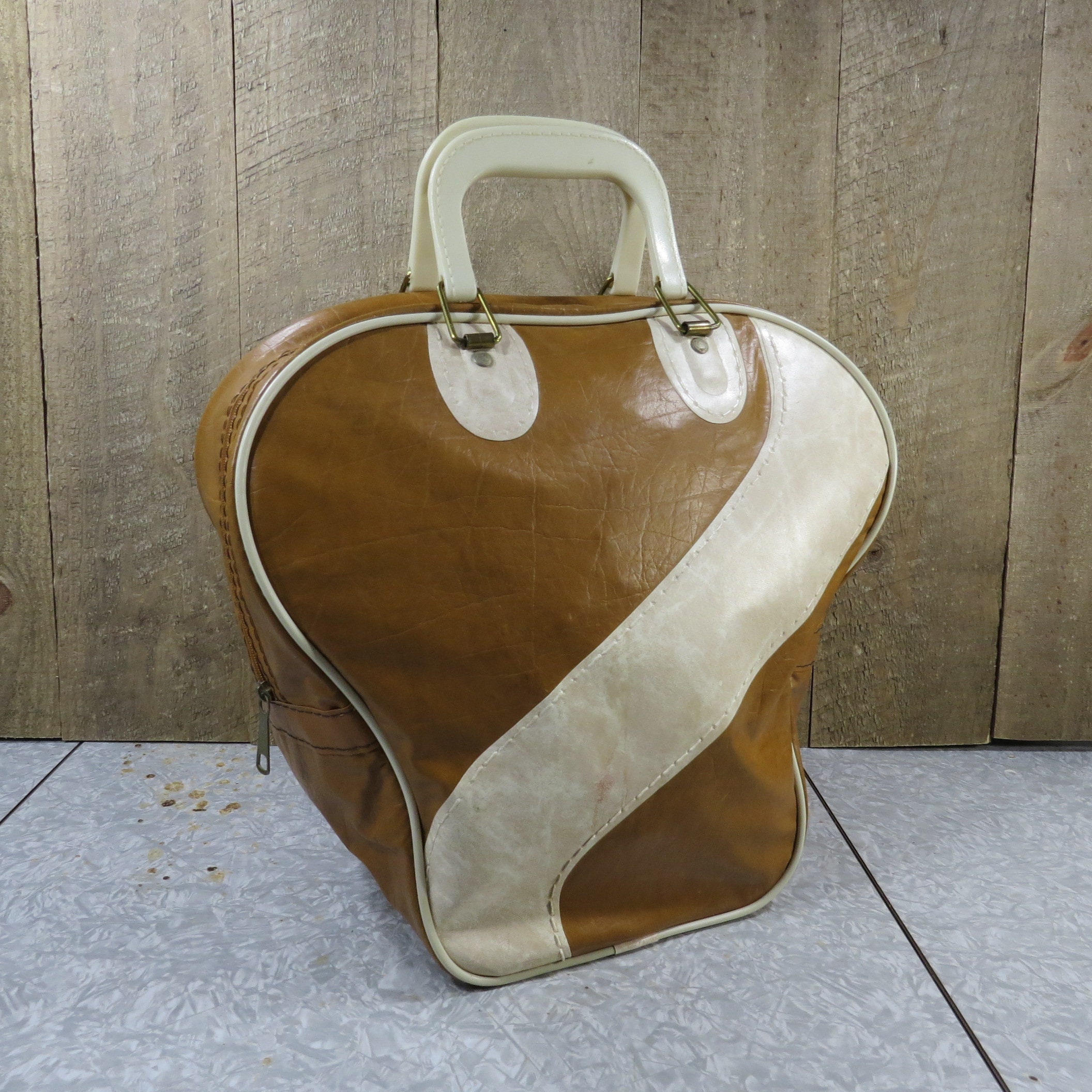60s後半-70s FrenchVintage bowling bag French vintage bowling bag - Gem