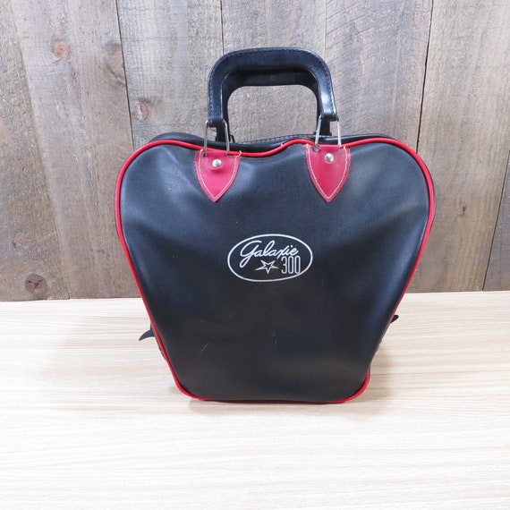 Vintage Brunswick Red & Black bowling ball bag Values - MAVIN