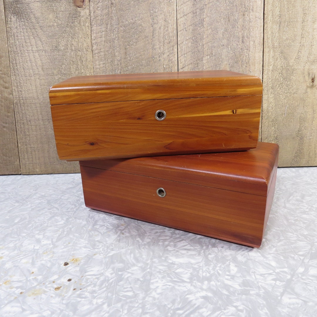 Vintage Miniature Lane Cedar Chest Midcentury Small Wood Etsy