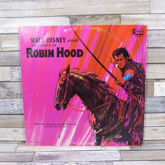 Robin Hood walt Disney's Story Of 7' Vinyl Record /