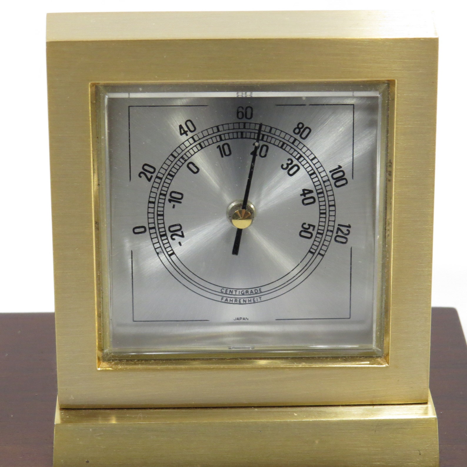 Vintage Bulova Desk Clock With Alarm Weather Station Ball Etsy