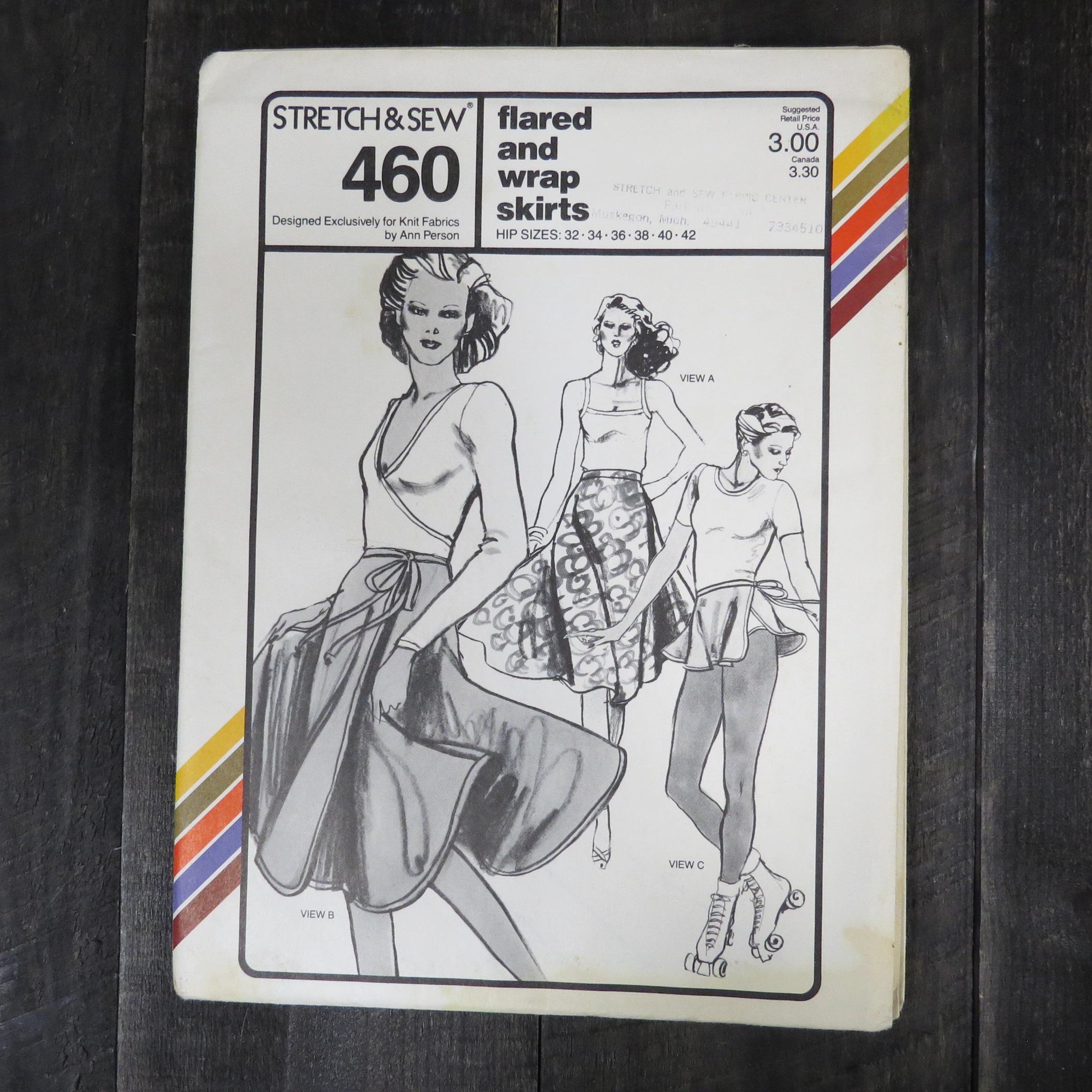 Choice of Vintage Stretch & Sew Patterns – 1970s 1980s Sewing Pattern ...