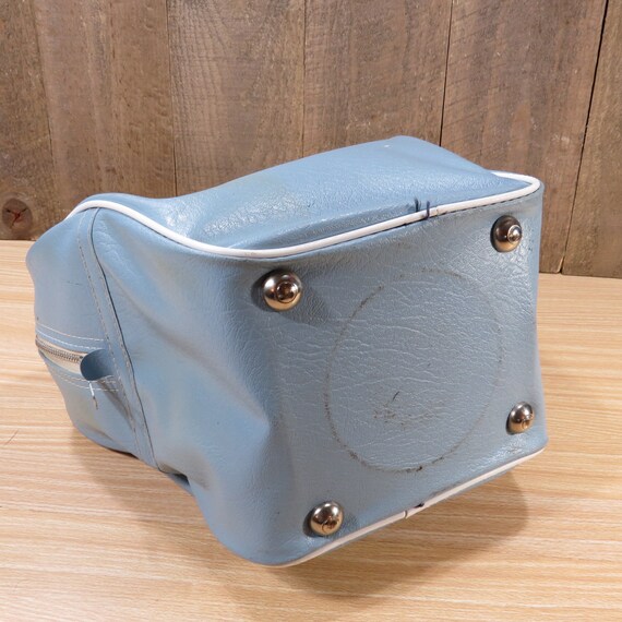 Vintage Baby Blue Bowling Bag 1970s 1980s Retro Rocka… Gem