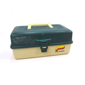 Vintage Plano Model 4100 Tackle Box 1980s 1990s Fishing Storage  Organization Box 