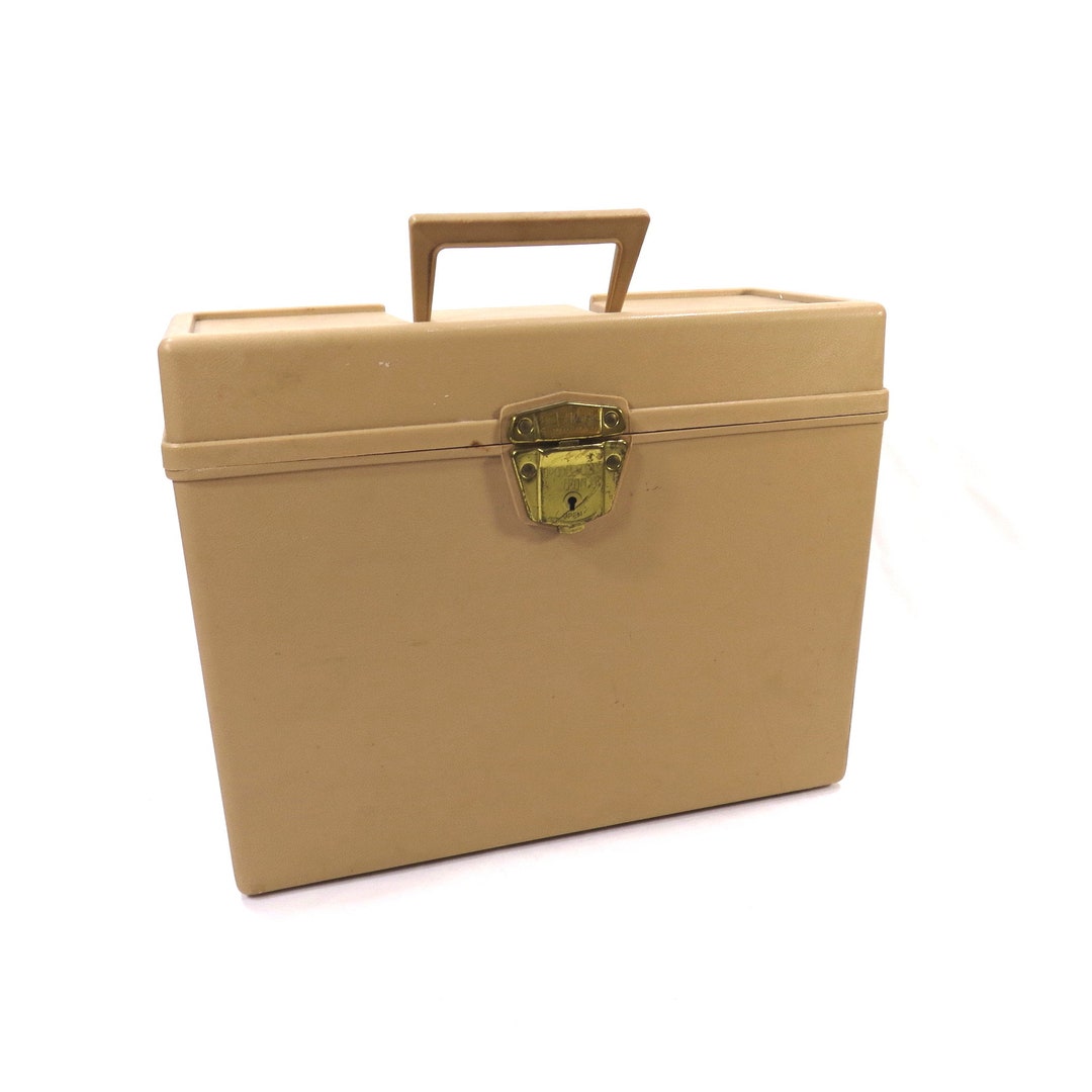 Plastic Portafile Lockable Storage Box Vintage 1960s 1970s Etsy
