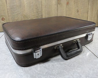 Vintage Brown Leather Briefcase from Pedro's St. Paul Minnesota