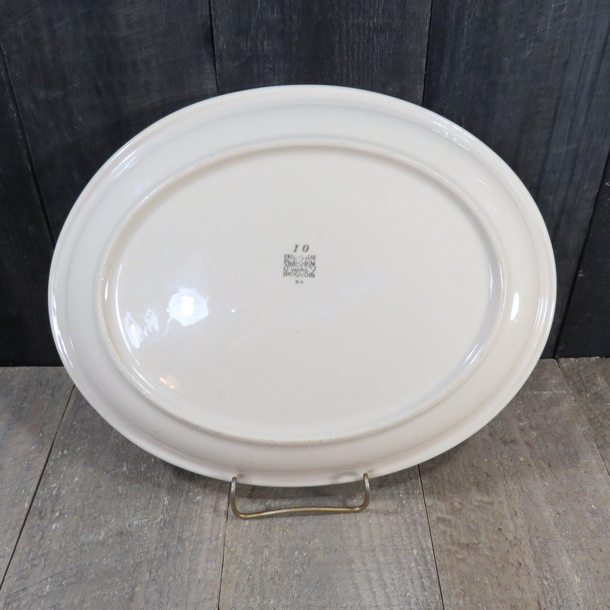 Vintage 1949 Iroquois U.S. Army Air Corps Platter, Shal-o-rim