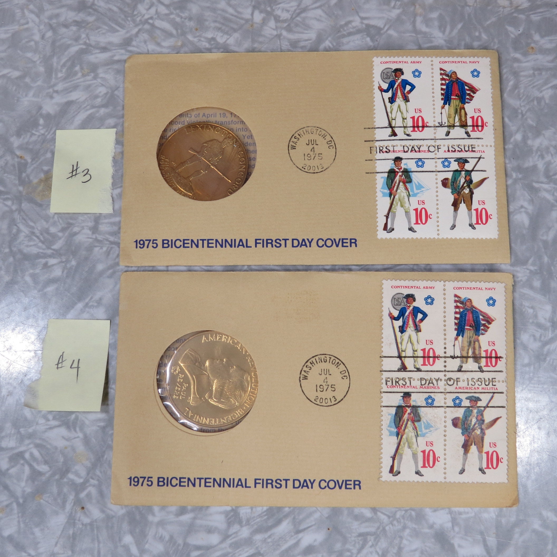 Vintage 1975 Bicentennial First Day Cover, Stamp and Paul Revere 