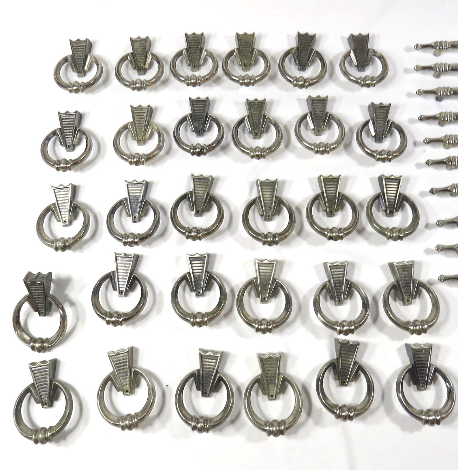 Vintage Mid Century Drawer Pulls 1960s Dresser Etsy