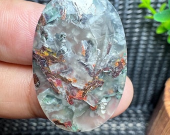Chrysocolla Native Copper In Chalcedony Gemstone