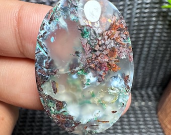 Chrysocolla Native Copper In Chalcedony Gemstone Jewellry