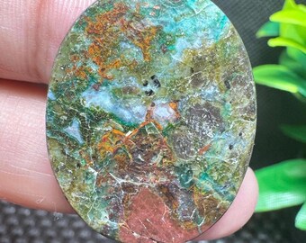 Plume Borne Native Copper Agate Petrified Wood Gemstone