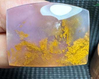 Purple Plume Agate  Cabochon Gemstone Jewellry